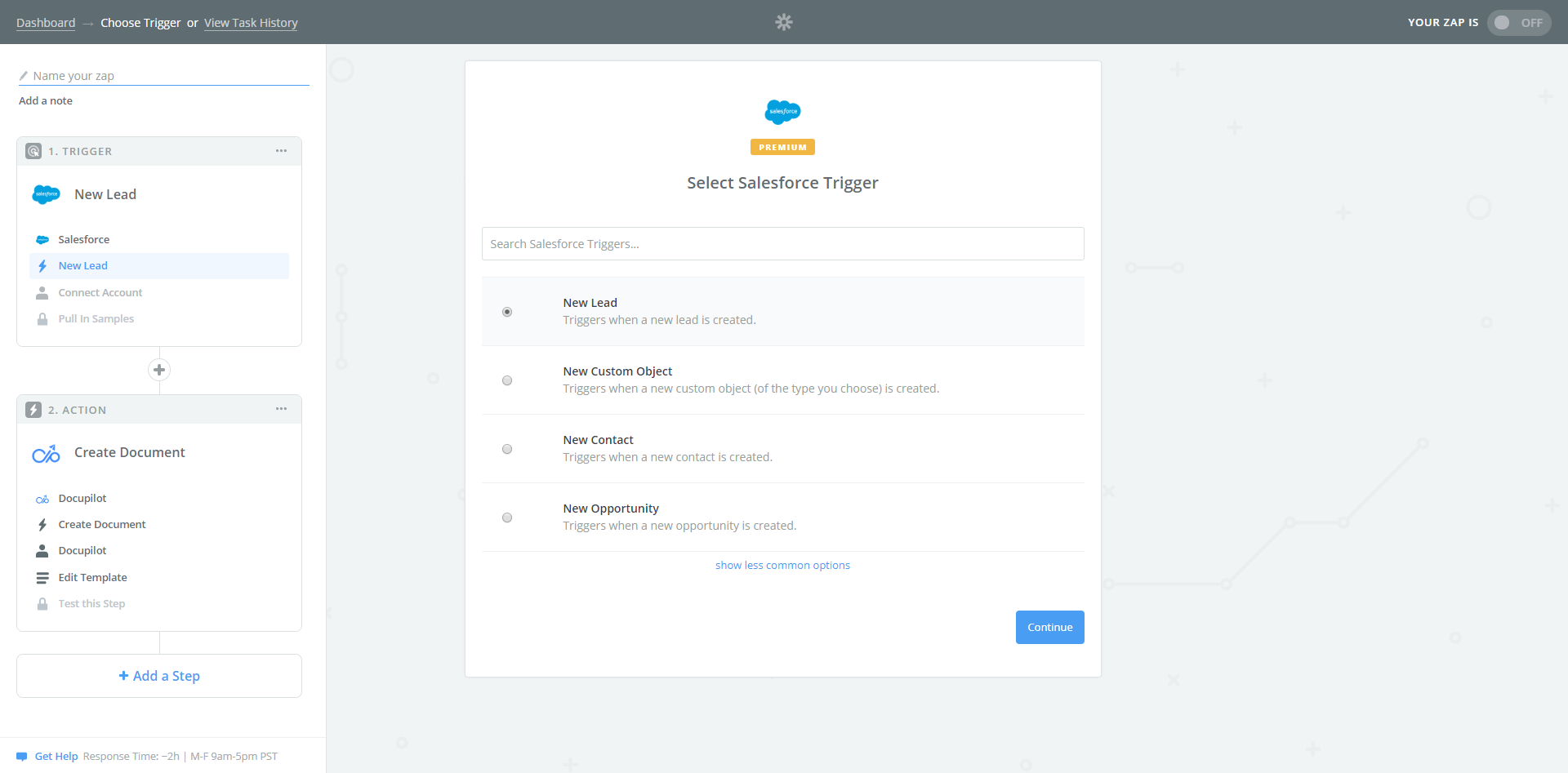 Create and Email Sales Documents When a Lead is Created